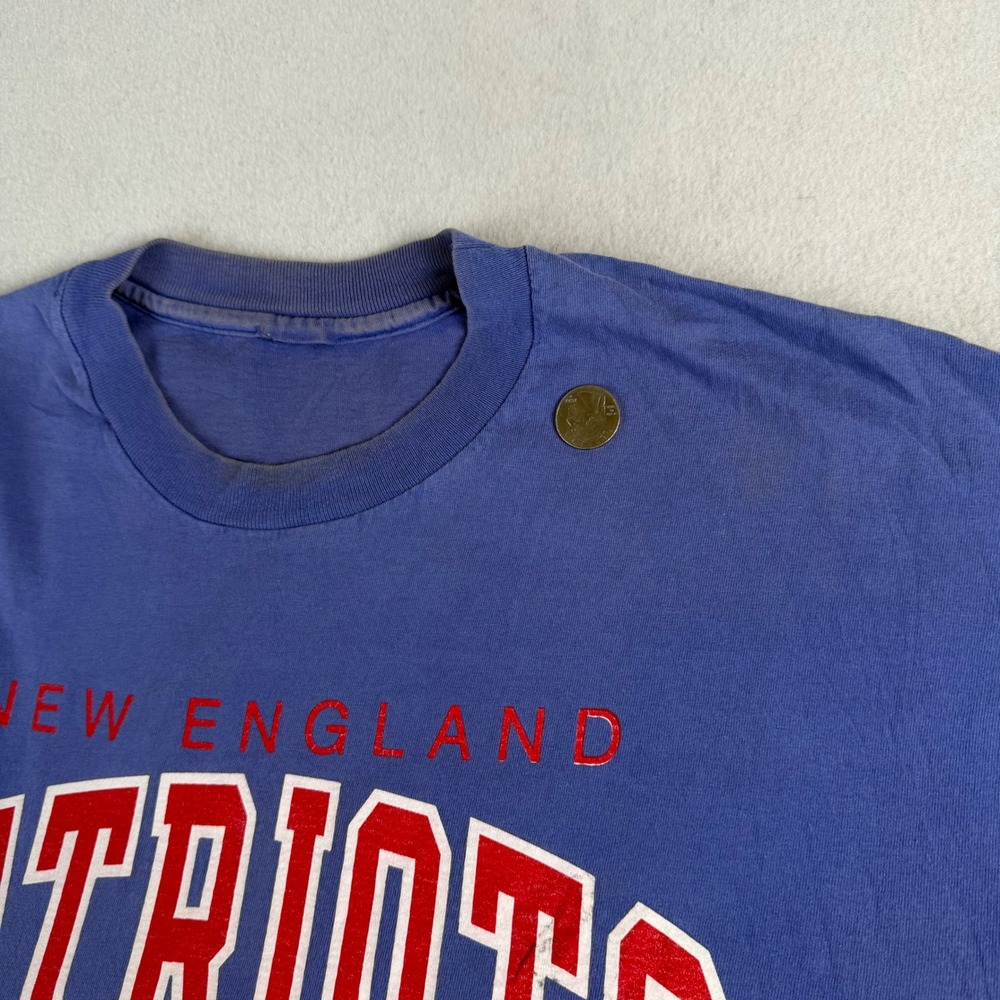 Vintage 1996 New England Patriots Champion Pro Line T-Shirt Blue XL Mens NFL - Picture 4 of 8